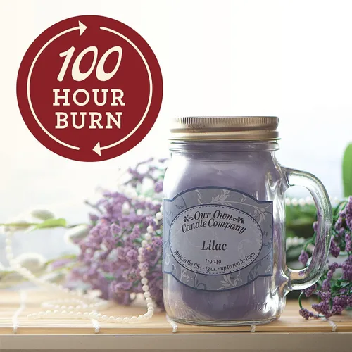 Vista 2 de Our Own Candle Company Grandma's Kitchen - Vela perfumada en tarro Mason de 13 onzas