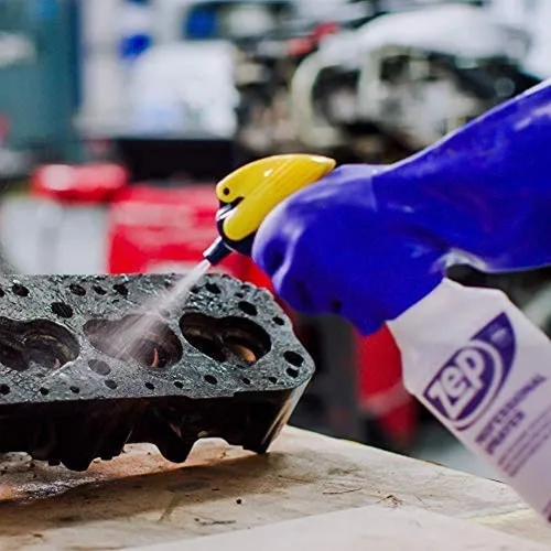 Vista 4 de Zep Morado Purple 85635 - Limpiador concentrado de 5 galones (1 unidad) - Desengrasante industrial extra resistente, libre de fosfato, concentrado