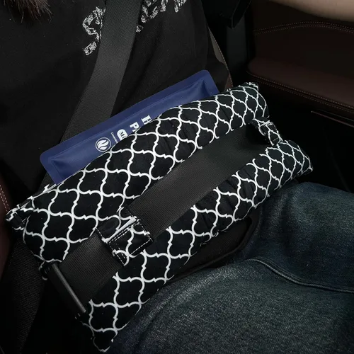 Vista 9 de Almohada para mastectomía, almohada para cinturón de seguridad post cirugía cardíaca, cojín para recuperación de histerectomía, recuperación