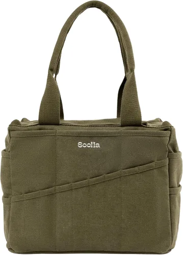 Vista 25 de Soolla Bolsa de estudio: bolsa de herramientas de cerámica, almacenamiento de suministros de arte, organizador de hilo de tejer, proyectos