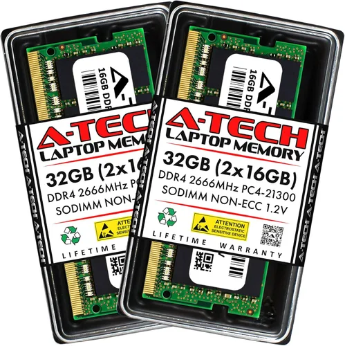 Vista 26 de A-Tech 4 GB de RAM para portátiles Acer Nitro 5 DDR4 2400MHz SODIMM PC4-19200 (PC4-2400T) módulo de actualización de memoria