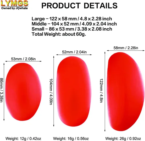 Vista 2 de LYMGS Juego de herramientas de esculpir arcilla de cerámica de silicona suave, herramienta de moldeo de cerámica para modelado de alfarero, rojo 3