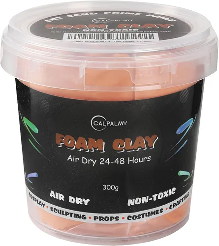 Vista 14 de Arcilla de espuma moldeable para cosplay de 1.1 lb (blanco) – Alta densidad y calidad alta para diseños intrincados Se seca al aire a