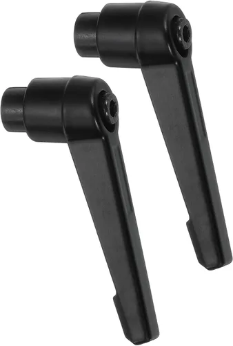 uxcell 2 perillas ajustables M5, mango de rosca hembra, botón de trinquete de liberación rápida, perno giratorio para maquinaria de torno, color