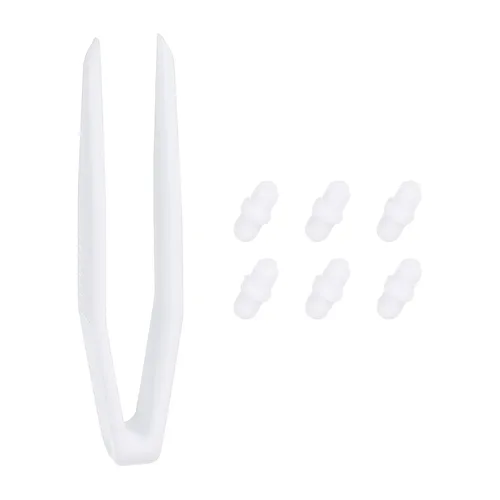 PATIKIL Barra agitadora magnética, 0.315 x 0.118 in, 6 piezas de PTFE magnético, barra mezcladora magnética para vaso de precipitados de fondo