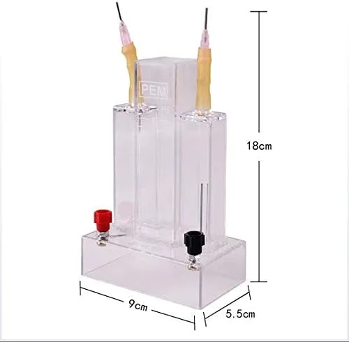 Vista 2 de Equipo de electrólisis de agua Experimento químico de laboratorio para la producción de equipos de oxígeno e hidrógeno, equipo de electrólisis