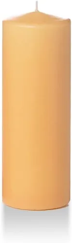 Vista 143 de Yummi - Velas redondas de pilar blancas de 3 pulgadas x 4 pulgadas, 3 por paquete