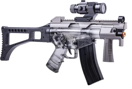 Vista 5 de Game Face GFRPKTGS Ghost Affliction Kit de rifle de Airsoft completo automático y pistola con resorte, grishumo