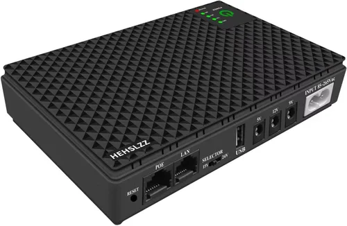 Mini UPS DC 10400mAh batería de reserva y protector de sobretensiones Fuente de alimentación ininterrumpida para router módem USB Mini UPS 5V/9V/12V