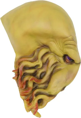 Vista 7 de Bulex The Call of Cthulhu - Máscara de monstruo para disfraz de Halloween para adultos