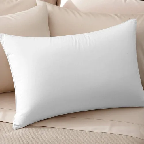 Vista 4 de Cuddledown Dreamstead - Almohada de mezcla 50% plumón, 50% mezcla alternativa de plumón Carcasa 100% algodón, tejido percal Hipoalergénico