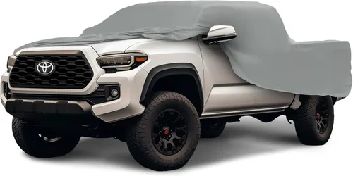 Vista 8 de CarCovers - Funda para camioneta para interiores resistente a los arañazos compatible con GMC 1982-1990 S-15 Extended Cab, material satinado negro