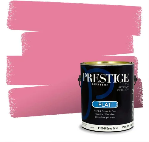 Vista 565 de Prestige Paints Pintura exterior e imprimación en uno, 1 galón, plano, coincidencia comparable de Valspar* Amber Rose*