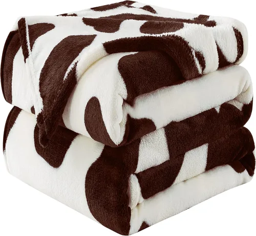 Vista 19 de Manta Snuggle Sac extra mullida, manta de forro polar para viajes, manta para sofá, cama, sofá, manta cálida y suave con patrón a rayas, 50 x 60