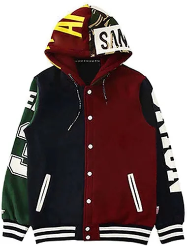babyhealthy Kpop Sudadera con capucha Varsity Chaqueta Jungkook V Jimin JIN SUGA Jhope Rap Baseball Jacket