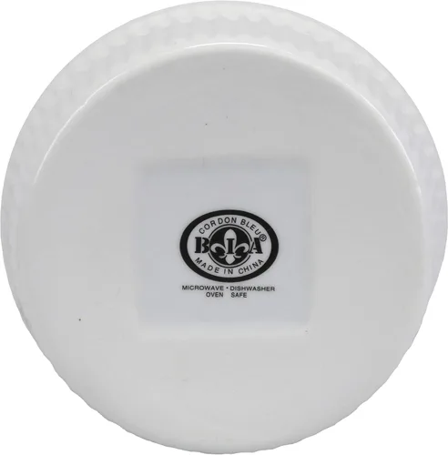 Vista 7 de BIA Cordon Bleu Classic - Plato de soufflé alto de 10 onzas, juego de 4, color blanco