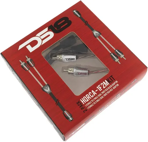 Vista 8 de DS18 HQRCA-Cable de audio estéreo RCA de 20 pies, cable de doble giro para rechazo de ruido, 2 RCA macho a 2 RCA macho, enchufe de calidad de sonido