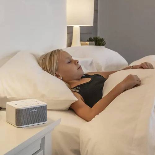 Vista 7 de Serene Evolution Máquina portátil de ruido blanco de 45 sonidos, máquina de sonido para adultos, niños, bebés, hogar, oficina, privacidad, máquina