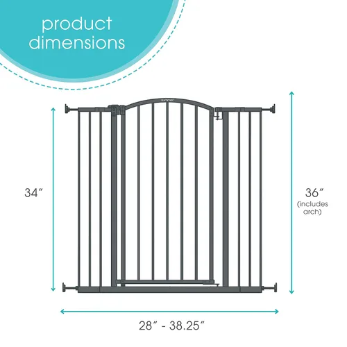 Vista 17 de Summer Infant - Valla de seguridad decorativa con puerta ideal para hogares con niños y mascotas