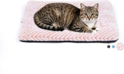 Vista 29 de Mora Pets - Cama para gatos de interior lavable, almohadilla antideslizante para jaula de perros, linda cama para perros con estrellas para perros