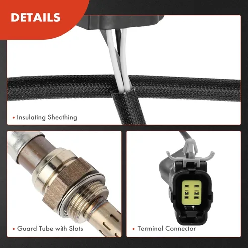 Vista 6 de A-Premium Sensor de oxígeno O2 compatible con Mazda Miata 1996 1997 1998 1999 2000 1.8L, aguas arriba y aguas abajo, juego de 2 piezas