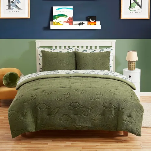 Vista 30 de Juego de edredón con diseño de baloncesto tamaño individual – Ropa de cama en una bolsa con sábanas, fundas de almohada y fundas decorativas