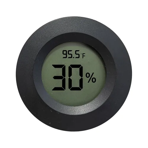 Vista 2 de SunGrow Termómetro de reptiles con higrómetro con pantalla digital, temperatura precisa, medidor de humedad para tanques de serpientes y lagartos