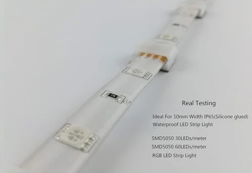 Vista 5 de Threetwofour Clips de tira de luces LED autoadhesivos, soportes de montaje para cable de 0.315-0.394 in de ancho, IP65, clips de cable de tira LED