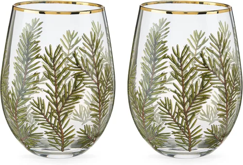 Vista 10 de Twine Copas de champán sin tallo con borde dorado, copas de vino espumoso para Prosecco, cócteles espumosos, cócteles sin alcohol, mimosas