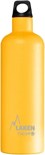 Vista 10 de Laken Thermo Futura - Botella de agua de acero inoxidable aislada al vacío, boca estrecha, 12-25 onzas Negro