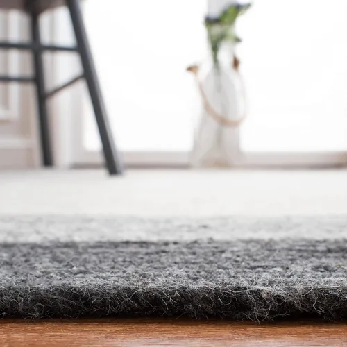 Vista 5 de SAFAVIEH Braided Collection BRD903A BRD903A - Alfombra ovalada de lana reversible hecha a mano para entrada, vestíbulo, sala de estar, dormitorio