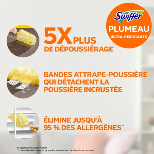 Vista 8 de Swiffer Recambio de plumero 360, 6 unidades (paquete de 2)