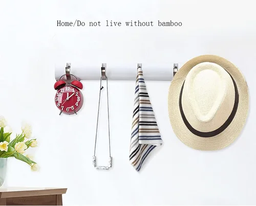Vista 5 de Ganchos para colgar en la pared, gancho invisible para colgar en la pared, perchero creativo para dormitorio, perchero de madera para colgar