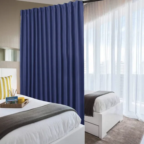 Vista 75 de DWCN Cortinas para puerta corrediza de patio - Cortinas extra anchas para puerta de vidrio, panel de cortina divisora de habitación con privacidad