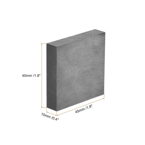 Vista 58 de MECCANIXITY Bloque de Grafito Lingote Rectángulo Placa de Electrodo de Grafito 10x10x0.4mm para Fundición por Fusión, Electrolisis Galvanoplastia
