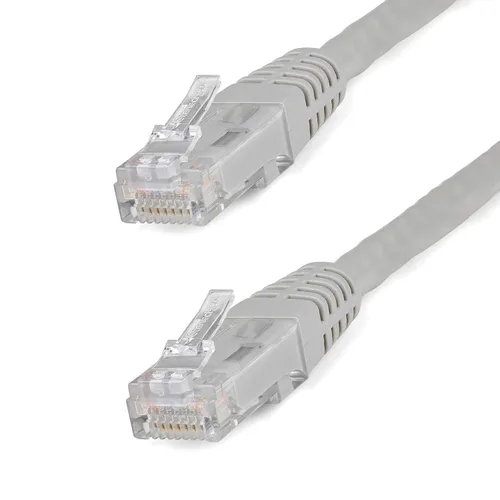 Vista 23 de StarTech.com Cable Ethernet CAT6 de 100 pies - Cable Ethernet CAT 6 Gigabit Negro -650MHz 100W PoE++ RJ45 UTP Moldeado Categoría 6 de Red/Conexión