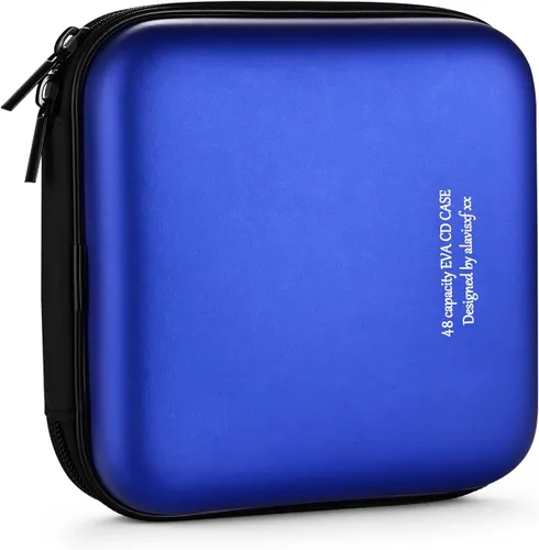 Vista 48 de Funda para DVD, estuche de CD EVA, organizador de almacenamiento, portátil, protector de DVD, soporte para billetera para coche