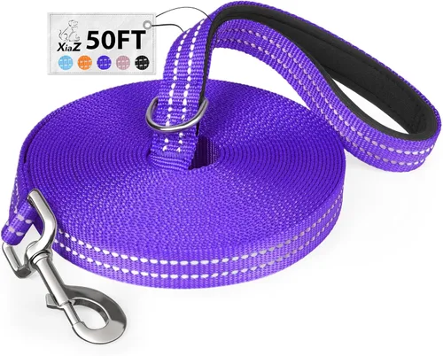 Vista 34 de Correa Larga para Perros XiaZ Correas de Entrenamiento 10/15/20/30/50/100 pies Correa Larga para Perros 30 pies Correa de Entrenamiento