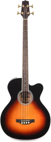 Vista 4 de Takamine GB72CE Jumbo Acoustic Electric Bass - Sunburst