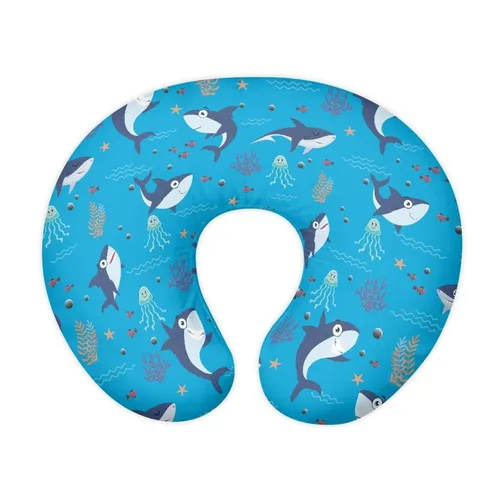 Vista 27 de Funda de almohada de lactancia con cremallera oculta, gatos negros, patas de perro, agradable a la piel para mamás/bebé, funda de almohada elástica