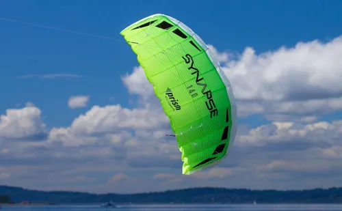Vista 10 de Prism Kite Technology Synapse Cometa de parafoil de doble línea: una cometa de nivel de entrada ideal para niños y adultos para kiting de doble línea