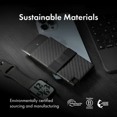 Vista 3 de Ekster Aluminum Cardholder Wallet for Men Metal Wallets with RFID Blocking Layer Slim & Minimalist Aluminum Wallet with Push Button for Quick Card