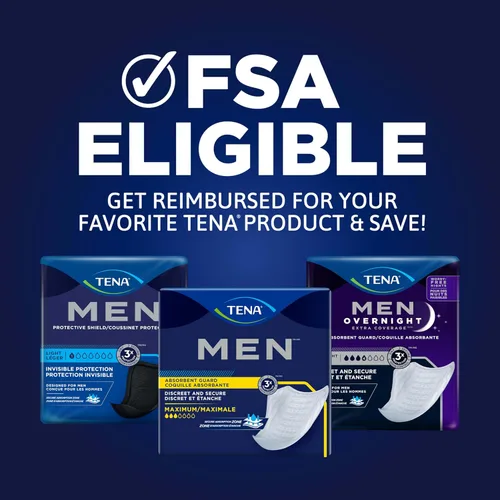 Vista 8 de Tena Protector de incontinencia nocturna para hombres, control de vejiga, discreto, absorción nocturna, 30