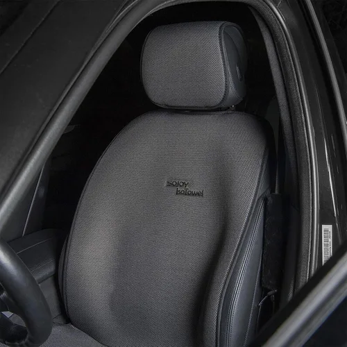Vista 8 de IsoTowel Funda para Asiento Delantero de Automóvil - Protector de Asiento de Automóvil de Microfibra Absorbe Sudor - Secado Rápido Antideslizante