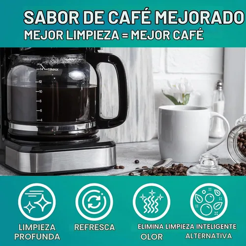 Vista 5 de Sudstainables Tabletas limpiadoras para cafetera, descalcificadora, 24