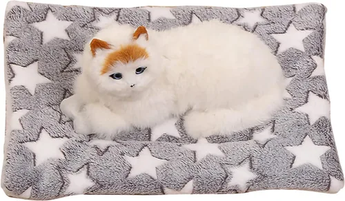 Vista 8 de Manta acogedora para gatos para ansiedad y estrés, manta calmante
