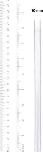 Vista 2 de Comfy Package Pajitas jumbo para batidos, paquete de 100 pajitas Boba y batido de plástico transparente