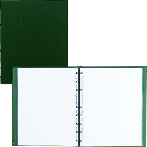 Vista 9 de Blueline EcoLogix Cuaderno NotePro 100% reciclado, negro, 11 x 8.5 pulgadas, 200 páginas (A10200E.BLK)
