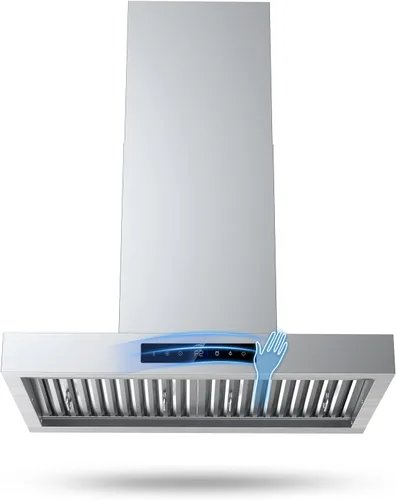 Vista 25 de Campana Extractora Bajo Gabinete de 30 Pulgadas 1200CFM, Campana de Cocina de 4 Velocidades con Control Táctil y Detección de Gestos, Campanas