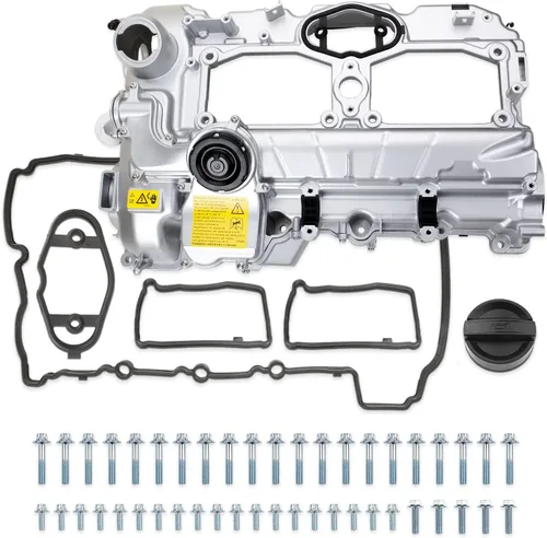 Vista 8 de Tapa de válvula de motor compatible con BMW N20 X3 X5 320i 328i 528i xDrive Z4 2012-2018 2.0L 11127588412